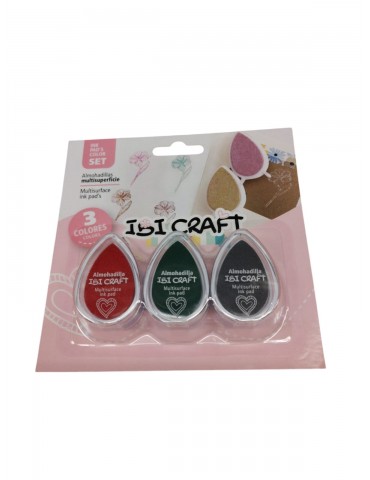 SET DE 3 ALMOHADILLAS IBI CRAFT MULTI 